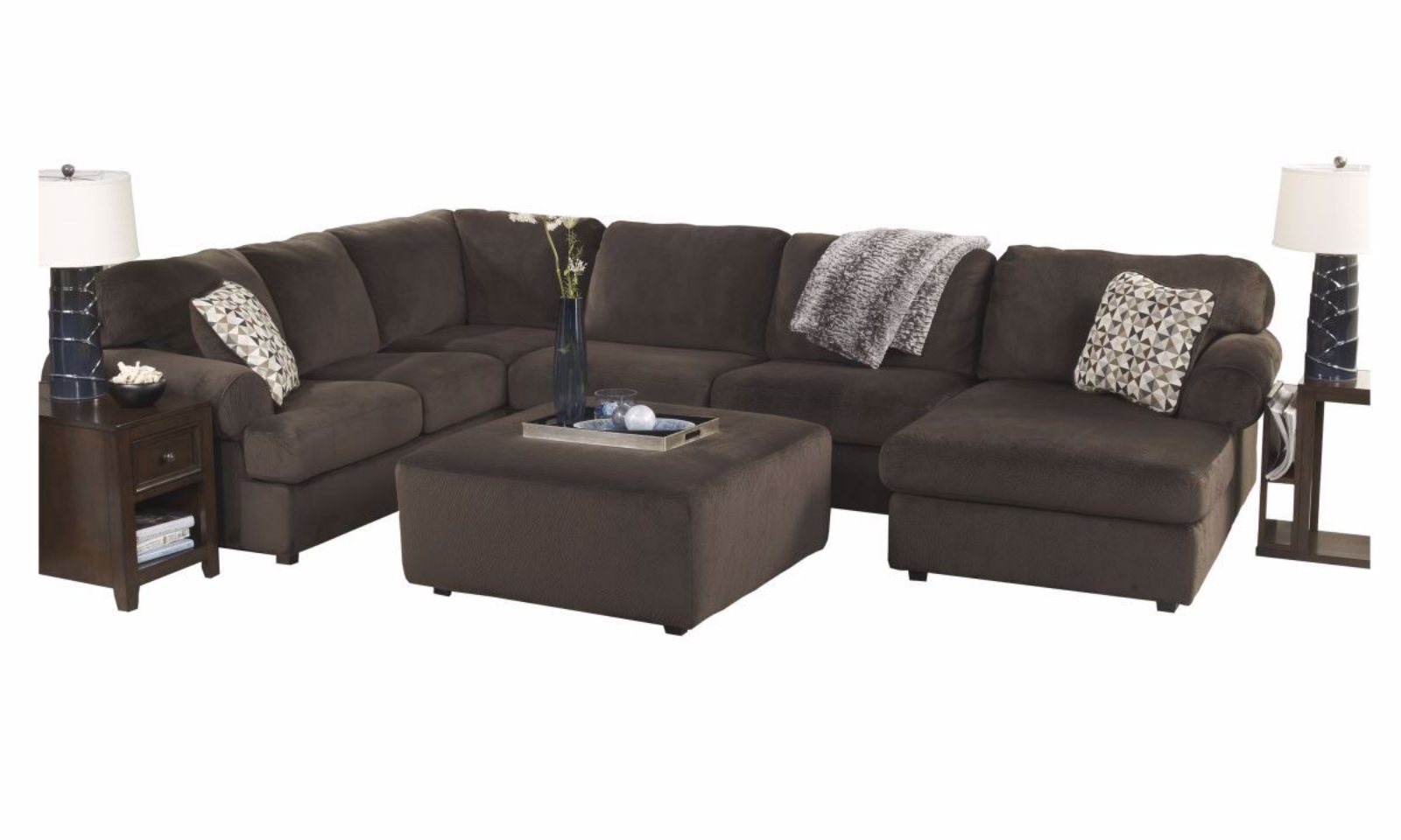 Picture of Jessa Place Sectional with Ottoman