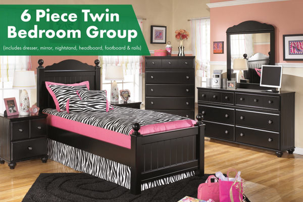 Picture of Jaidyn 6 Piece Twin Bedroom