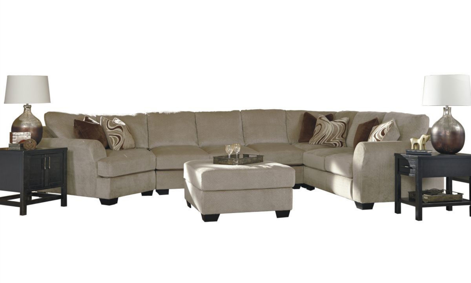 Picture of Hazes Sectional with Ottoman