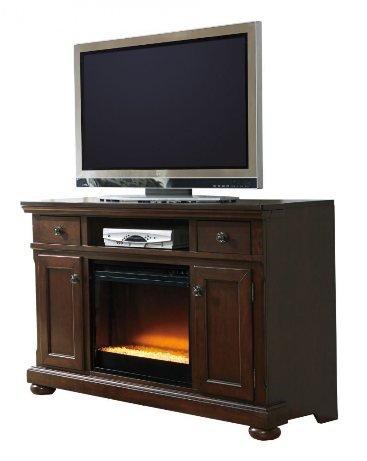 Picture of Porter TV Stand with Fireplace
