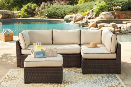 Picture of Loughran Patio Sectional, Otto, & Table