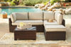 Picture of Loughran Patio Sectional, Otto, & Table