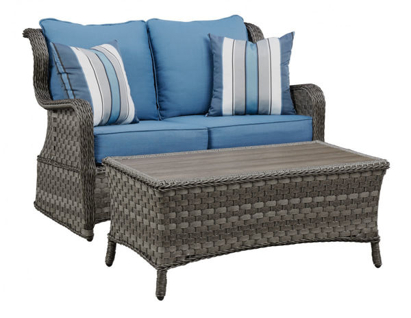 Picture of Abbots Court Patio Loveseat w/ Table