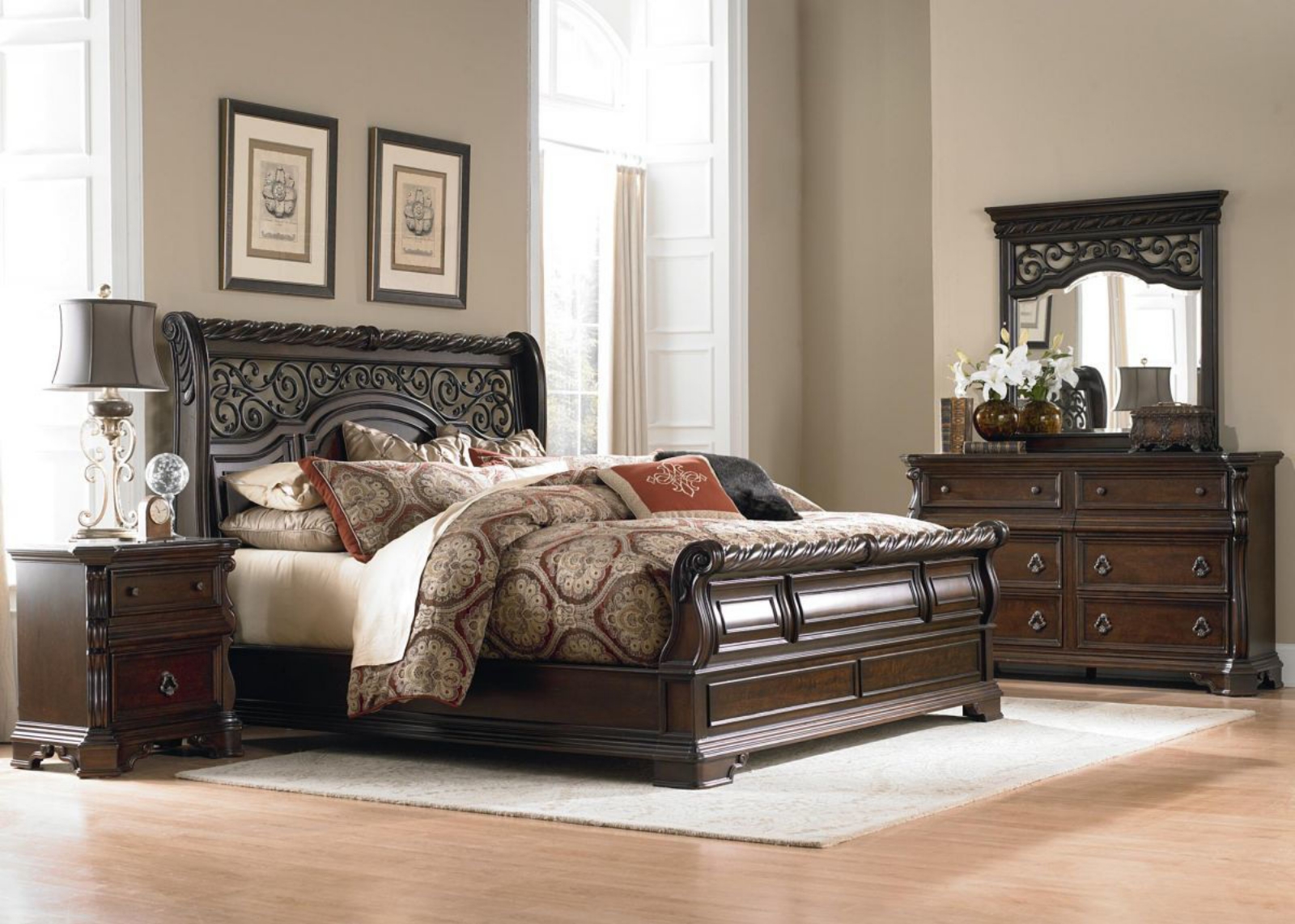 Picture of Arbor Place 6 Piece King Bedroom Group