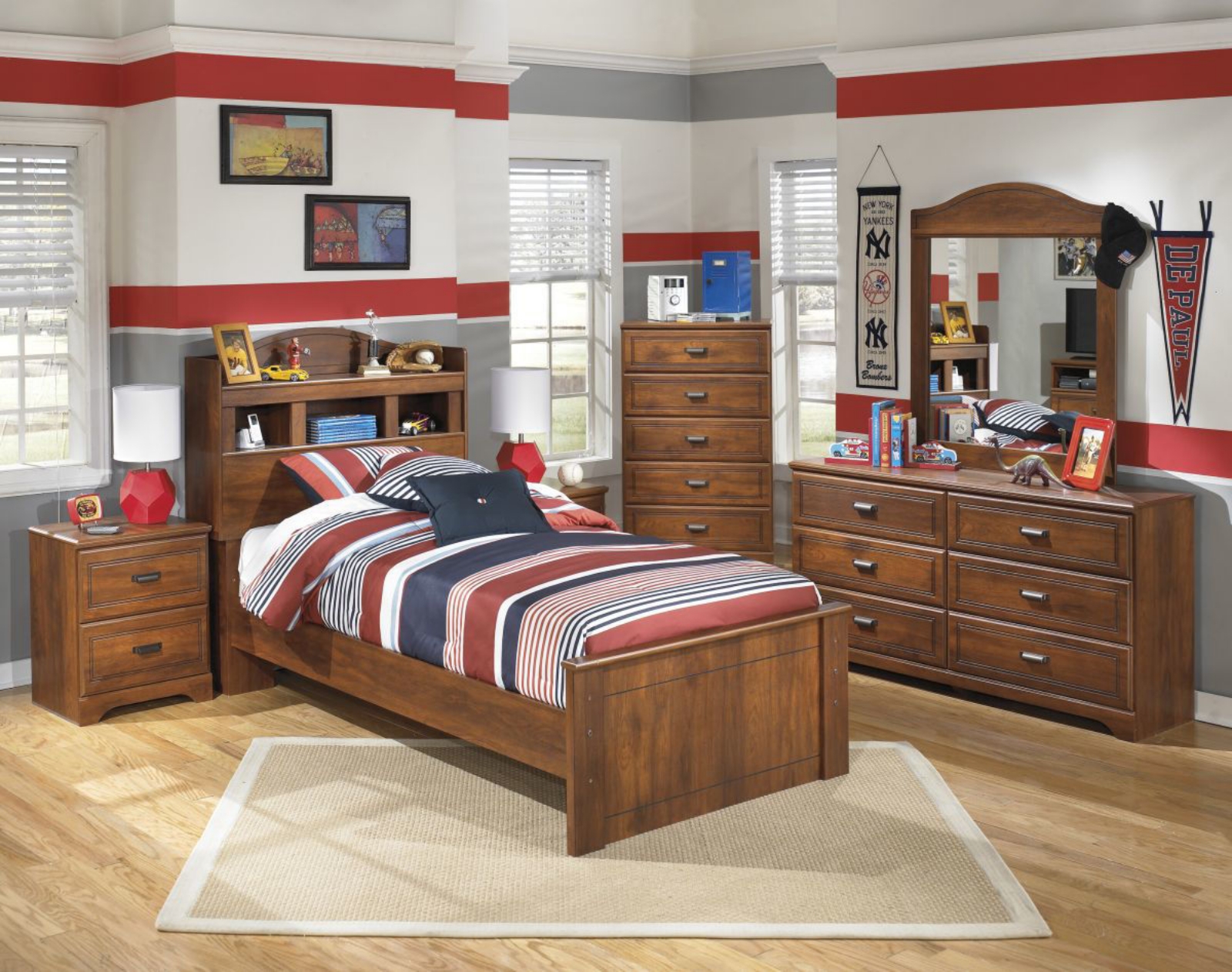 Picture of Barchan 5 Piece Twin Bedroom