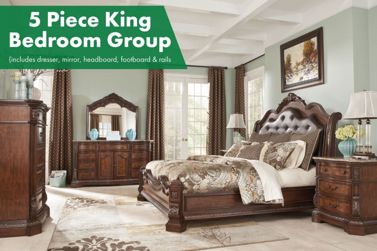 Picture of Ledelle 5 Piece King Bedroom Group