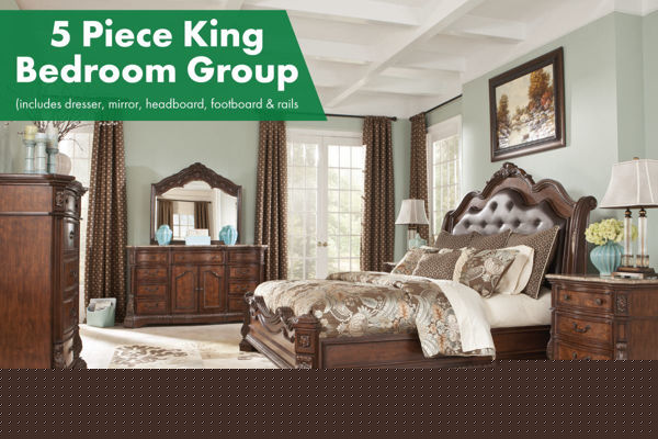 Picture of Ledelle 5 Piece King Bedroom Group