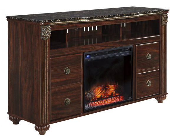 Picture of Gabriela TV Stand with Fireplace