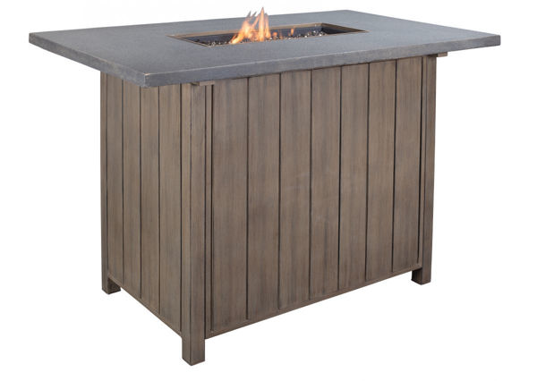 Picture of Partanna Patio Bar Height Fire Pit Table
