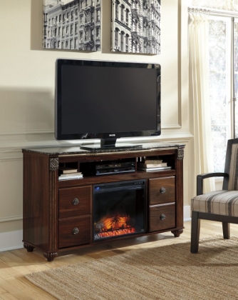 Picture of Gabriela TV Stand with Fireplace