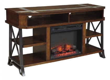Picture of Vinasville TV Stand with Fireplace