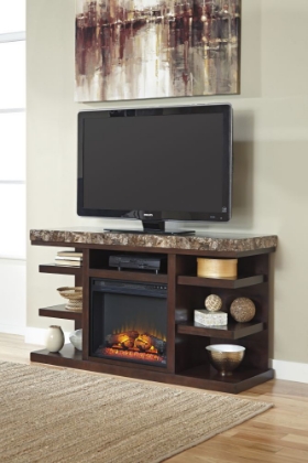 Picture of Kraleene TV Stand with Fireplace