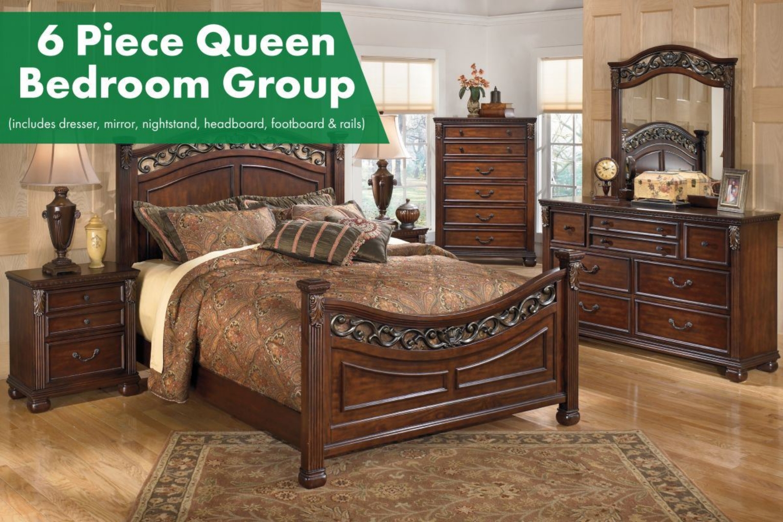 Picture of Leahlyn 6 Piece Queen Bedroom Group