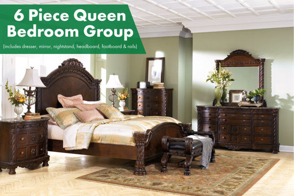 Picture of North Shore 6 Piece Queen Bedroom Group