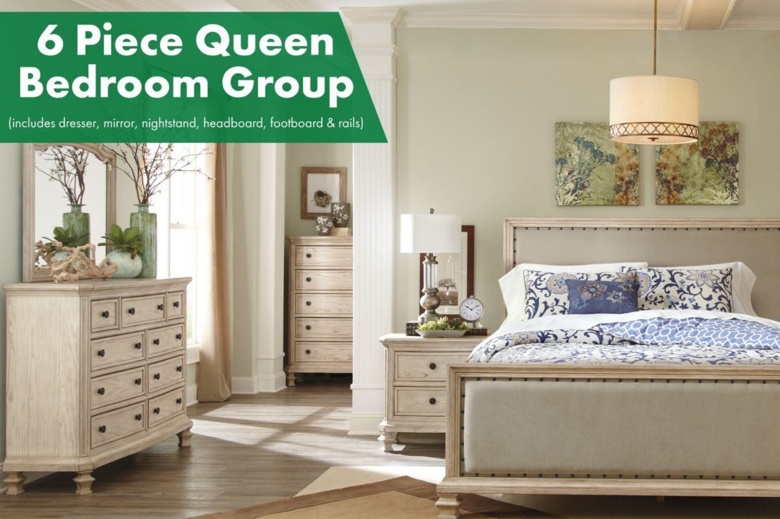 Picture of Demarlos 6 Piece Queen Bedroom Group