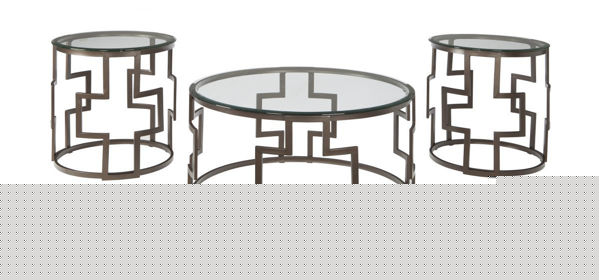 Picture of Frostine 3 Piece Table Set