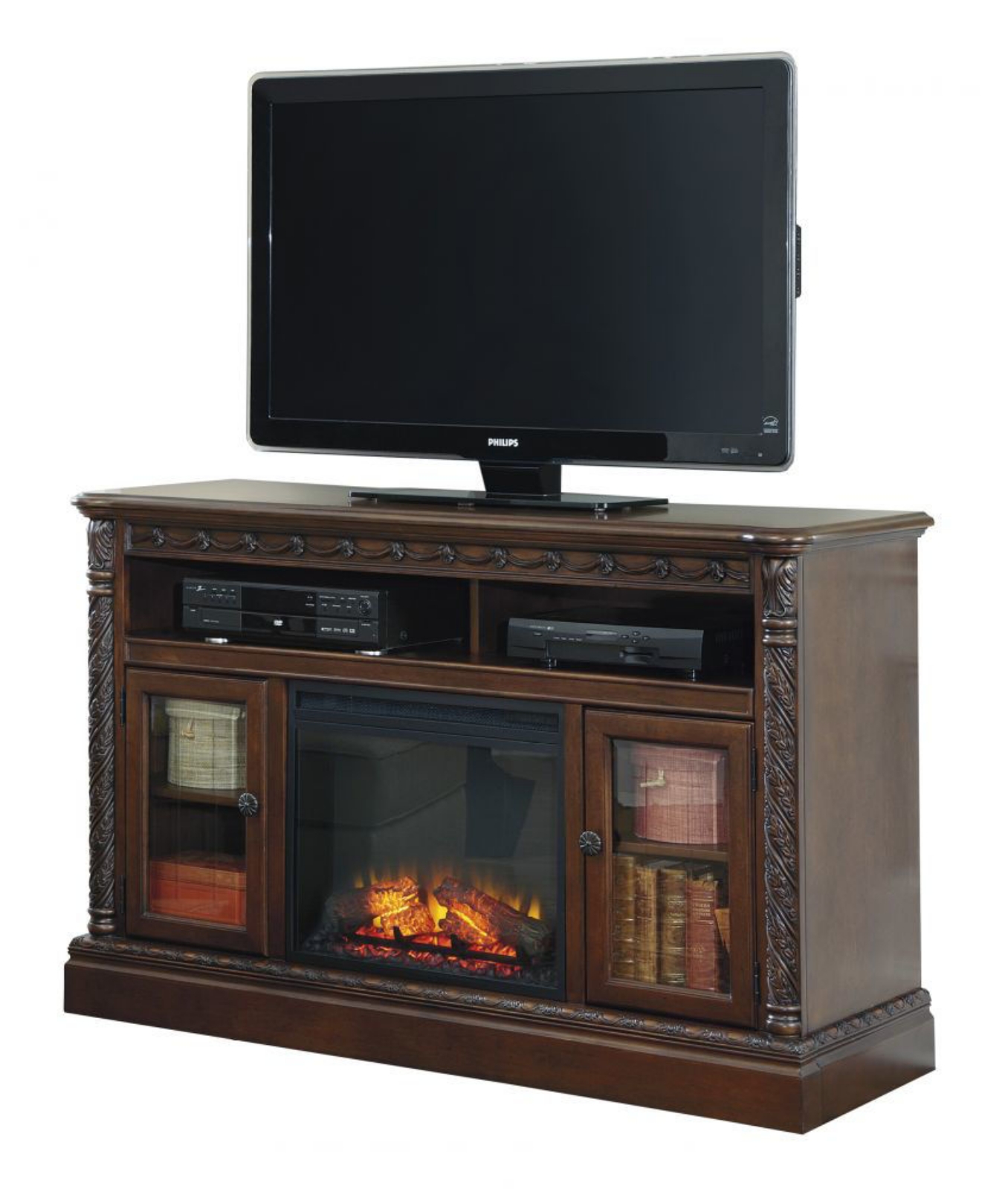Picture of North Shore TV Stand with Fireplace