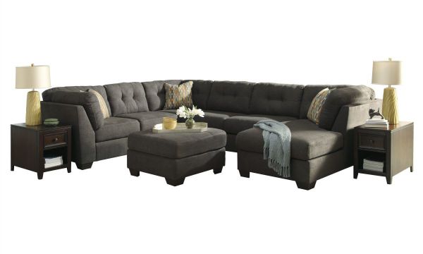 Picture of Delta City Sectional with Ottoman