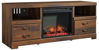 Picture of Quinden TV Stand with Fireplace