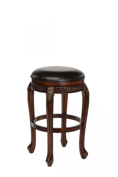 Picture of Fleur de Lis Swivel Barstool