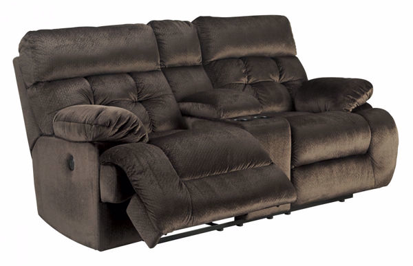 Picture of Brassville Reclining Power Loveseat