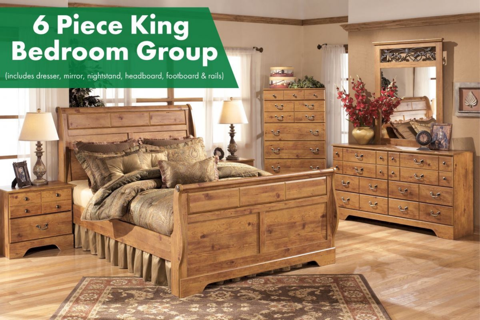 Picture of Bittersweet 6 Piece King Bedroom Group