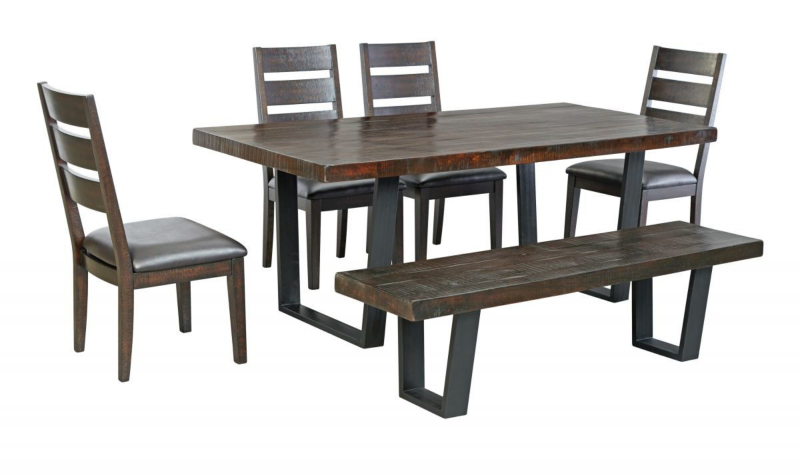 Picture of Parlone Table, 4 Chairs & Bench
