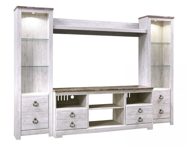Picture of Willowton 4 Piece Entertainment Center