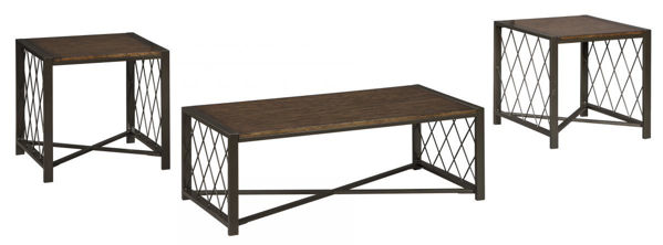 Picture of Harpan 3 Piece Table Set