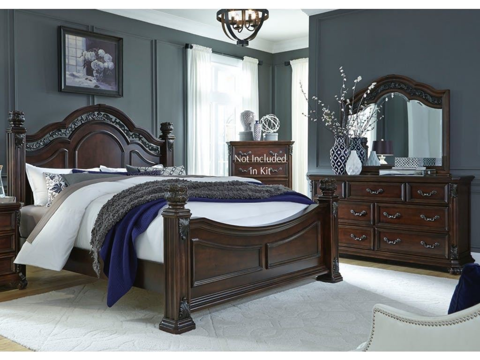 Picture of Messina Estates 5 Piece Queen Bedroom Group