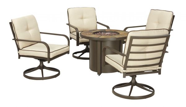 Picture of Predmore Patio Fire Pit & 4 Chairs