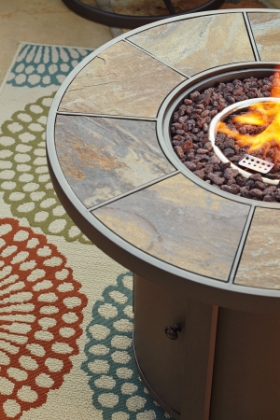 Picture of Predmore Patio Fire Pit & 4 Chairs