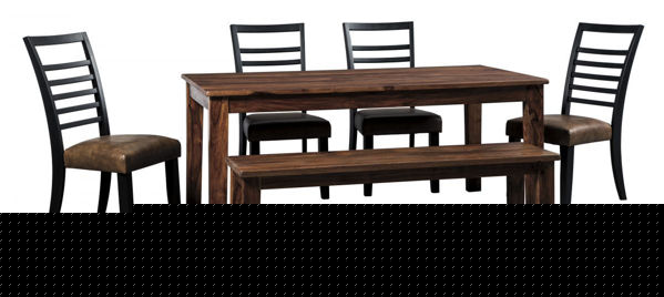 Picture of Manishore Table, 4 Chairs & Bench