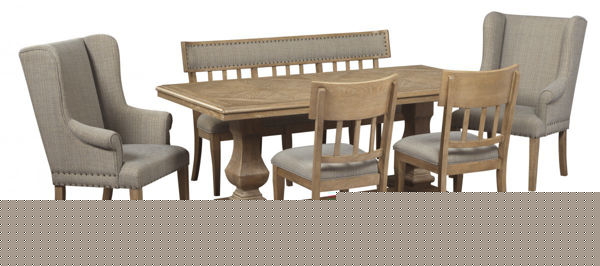 Picture of Ollesburg Table, 4 Chairs & Bench