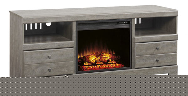 Picture of Parlau TV Stand with Fireplace