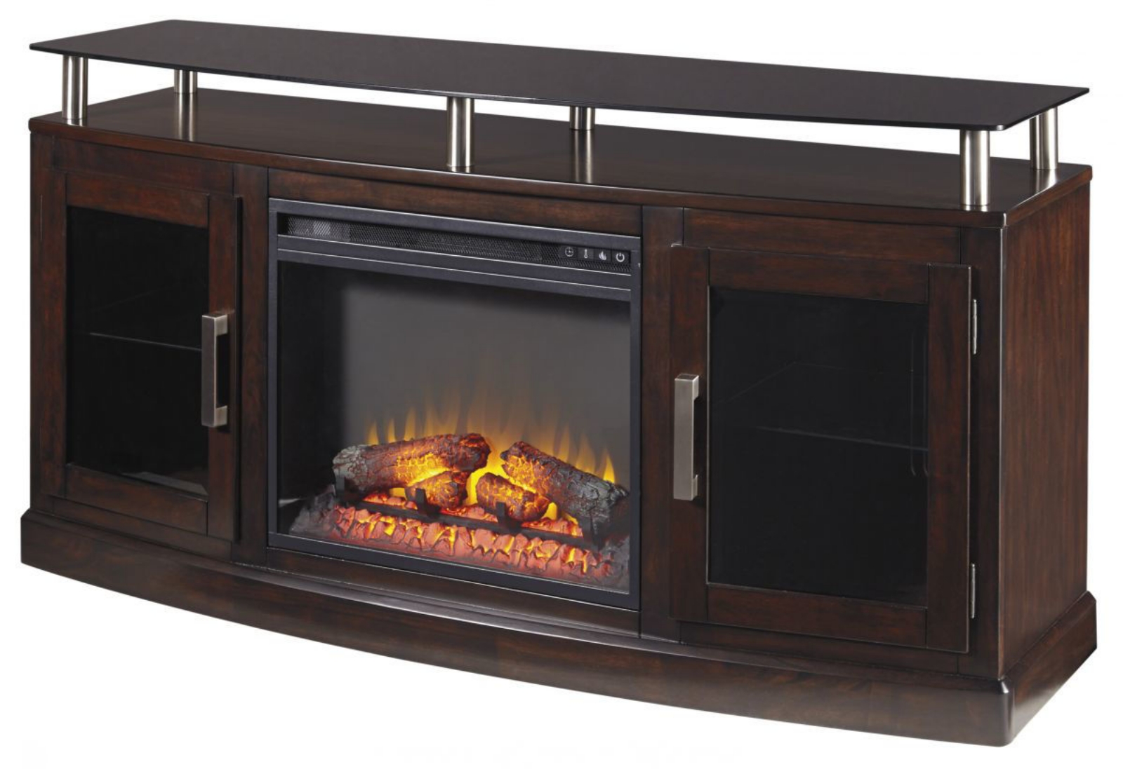 Picture of Chanceen TV Stand with Fireplace