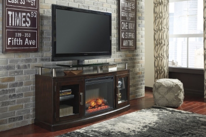Picture of Chanceen TV Stand with Fireplace
