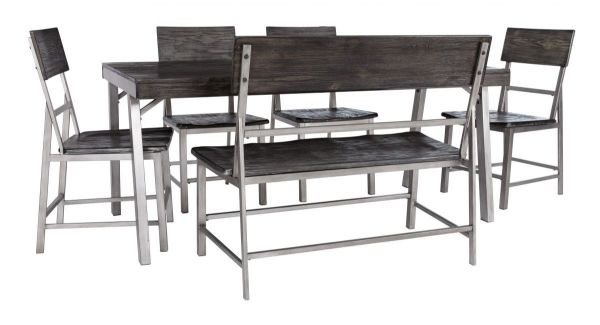 Picture of Raventown Table, 4 Chairs & Bench