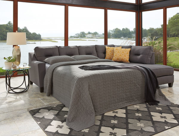 Picture of Kirwin Nuvella Sectional with Sleeper
