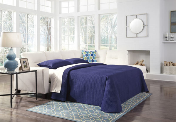 Picture of Kirwin Nuvella Sectional with Sleeper