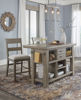Picture of Chapstone Kitchen Island & 2 Stools