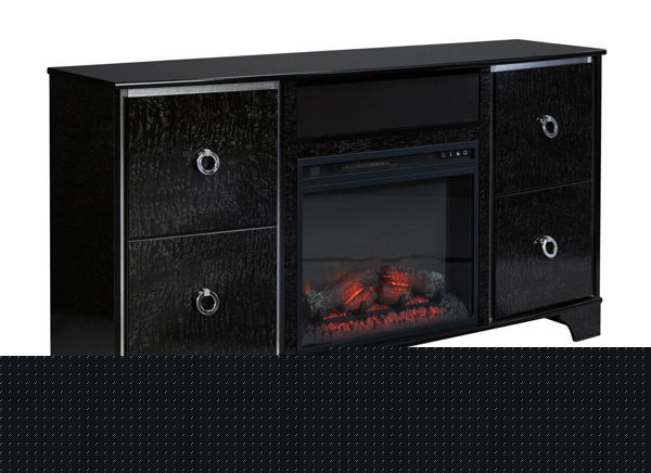 Picture of Amrothi TV Stand with Fireplace