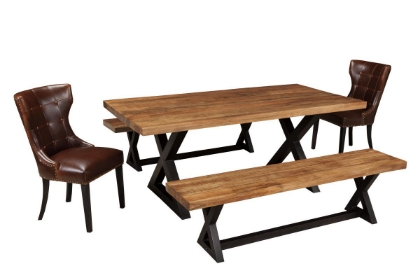 Picture of Wesling Table, 2 Chairs & 2 Benches