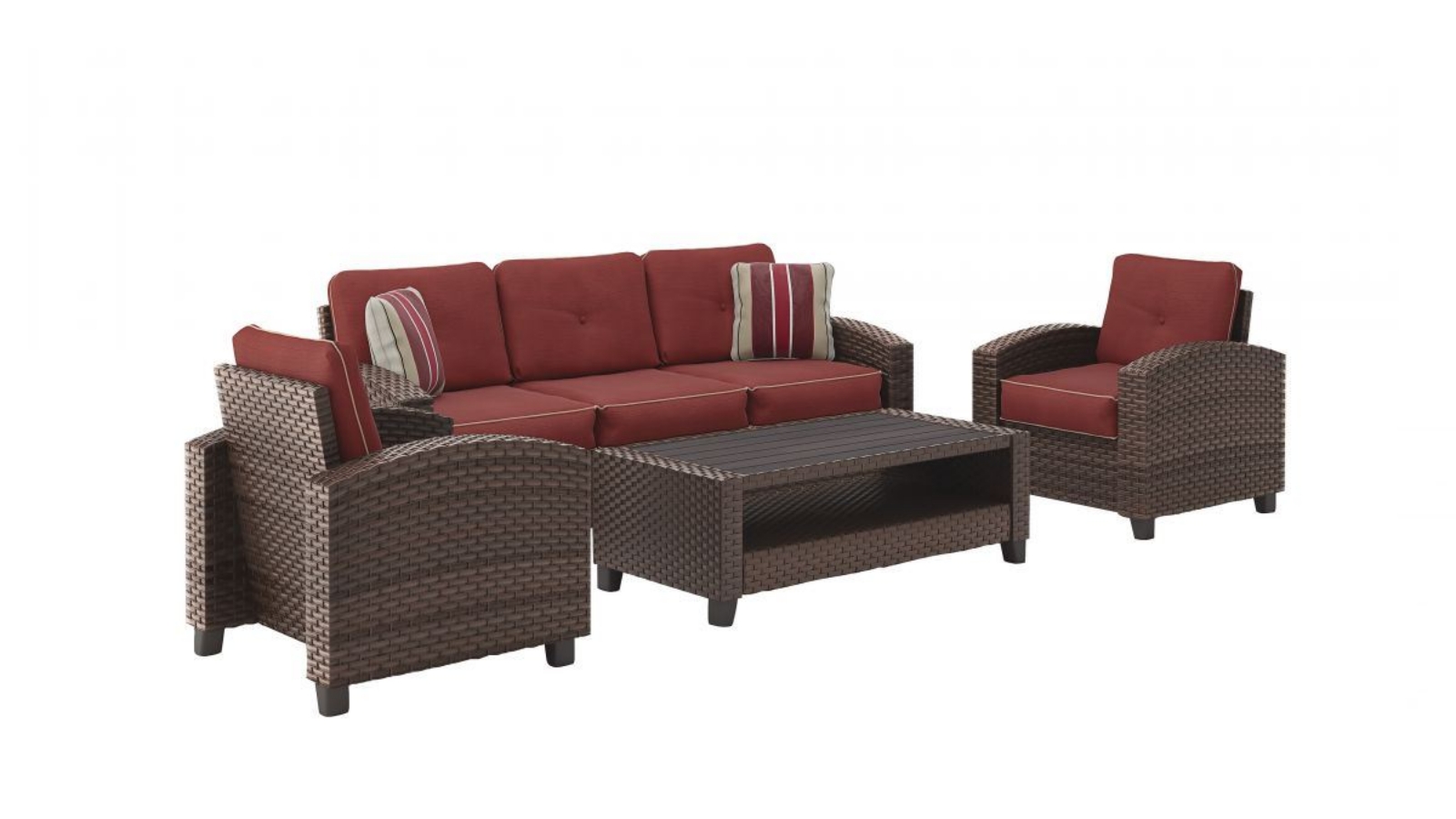 Picture of Meadowtown Patio Sofa, 2 Chairs & Table