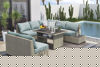 Picture of Silent Brook Patio Sectional with 2 End Tables
