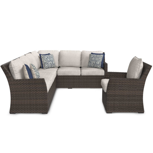 Picture of Salceda Patio Sectional and Chair
