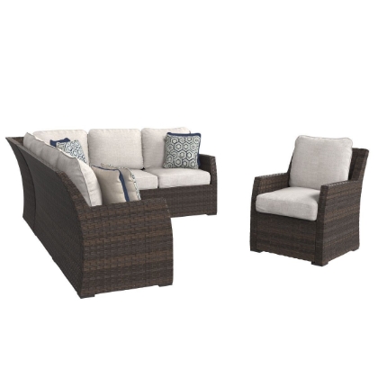 Picture of Salceda Patio Sectional and Chair