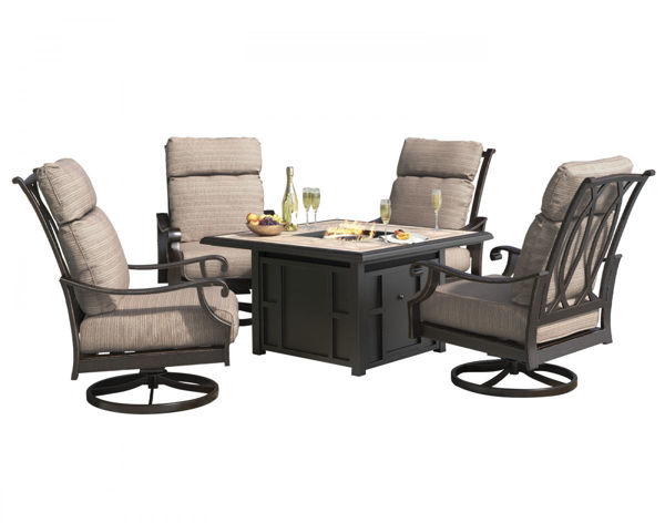 Picture of Chestnut Ridge Patio Fire Pit & 4 Chairs