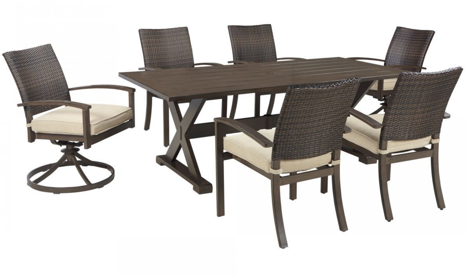 Picture of Moresdale Patio Table & 6 Chairs