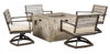 Picture of Peachstone Patio Fire Pit & 4 Chairs